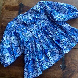 Kyra floral Block Print Tunic Top